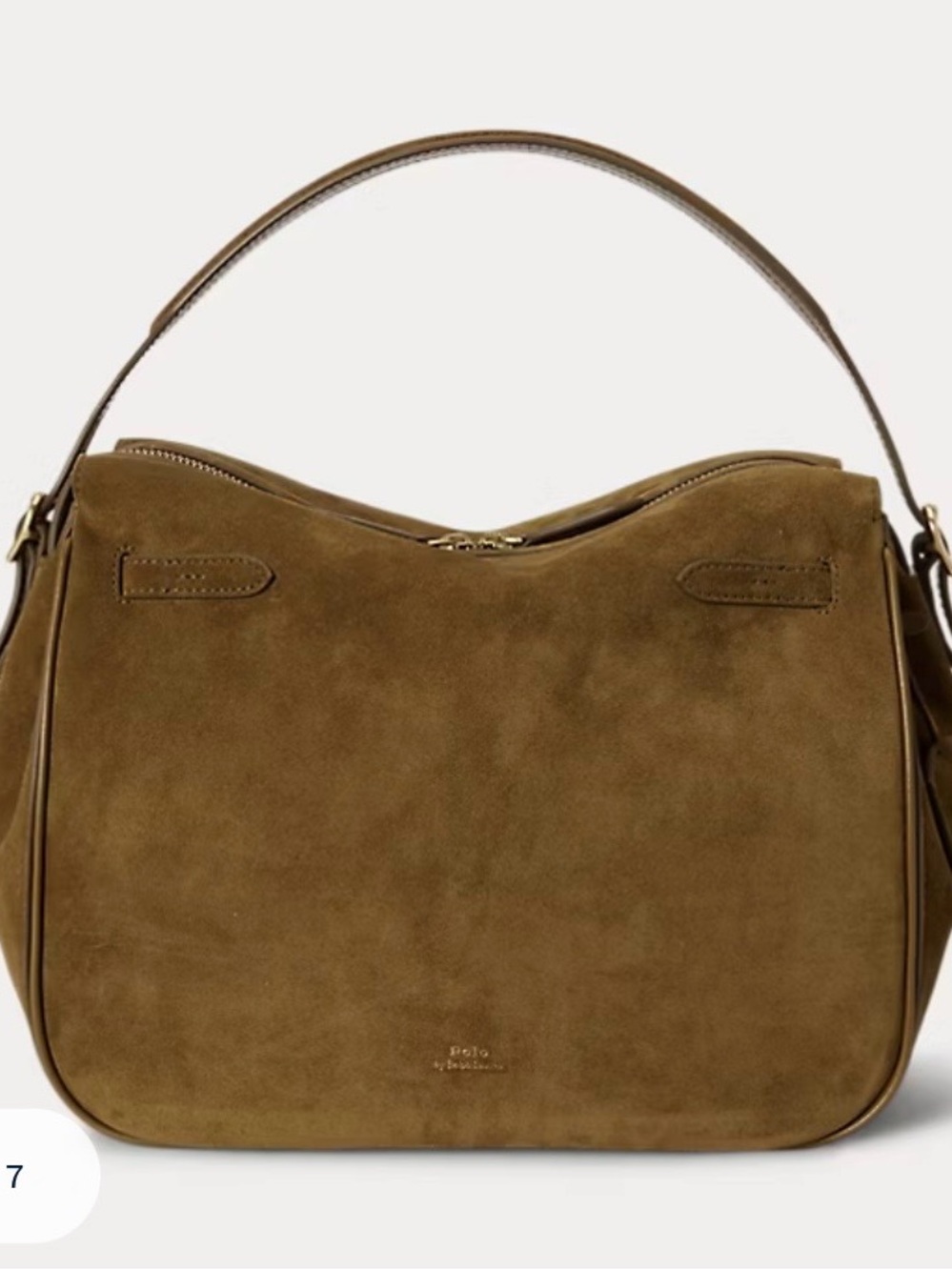 Polo ID Suede Satchel (BNWT) - Picture 3 of 7